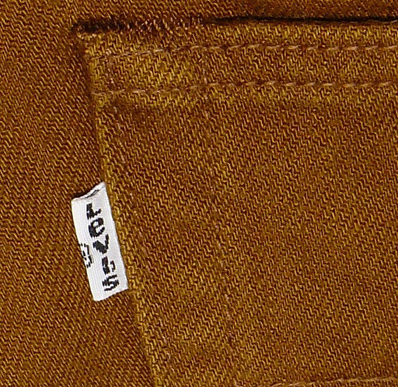 * Levi's Levi\'s 511TM цвет Denim брюки мужской тонкий охра W31 полный размер W84 см длина ног 71.5 см 