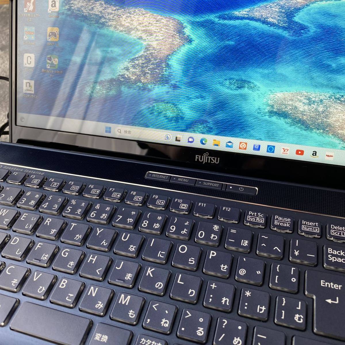 FUJITSU LIFEBOOK AH79/D3 core i7 9750H メモリ8GB optane 32GB