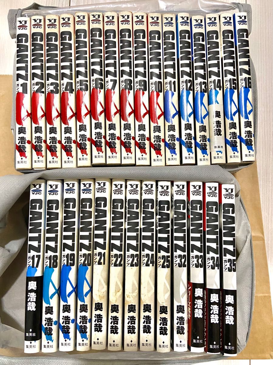 【お値下げしました】GANTZ ガンツ 1巻〜35巻 計29冊セット(※抜けあり)漫画 コミック本