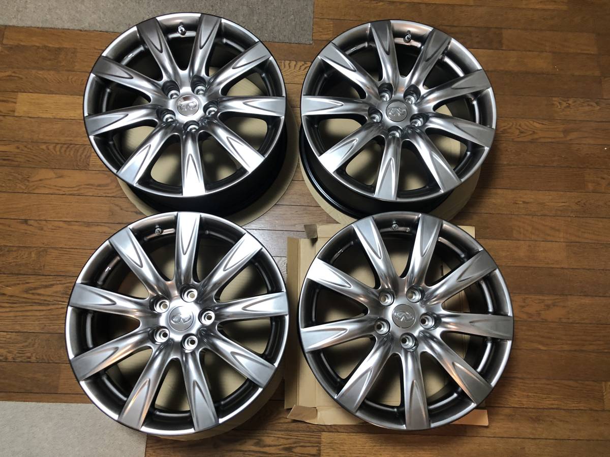 RAYS製 ニッサン Y51フーガ純正オプションAW18×8J 5H114+43-
