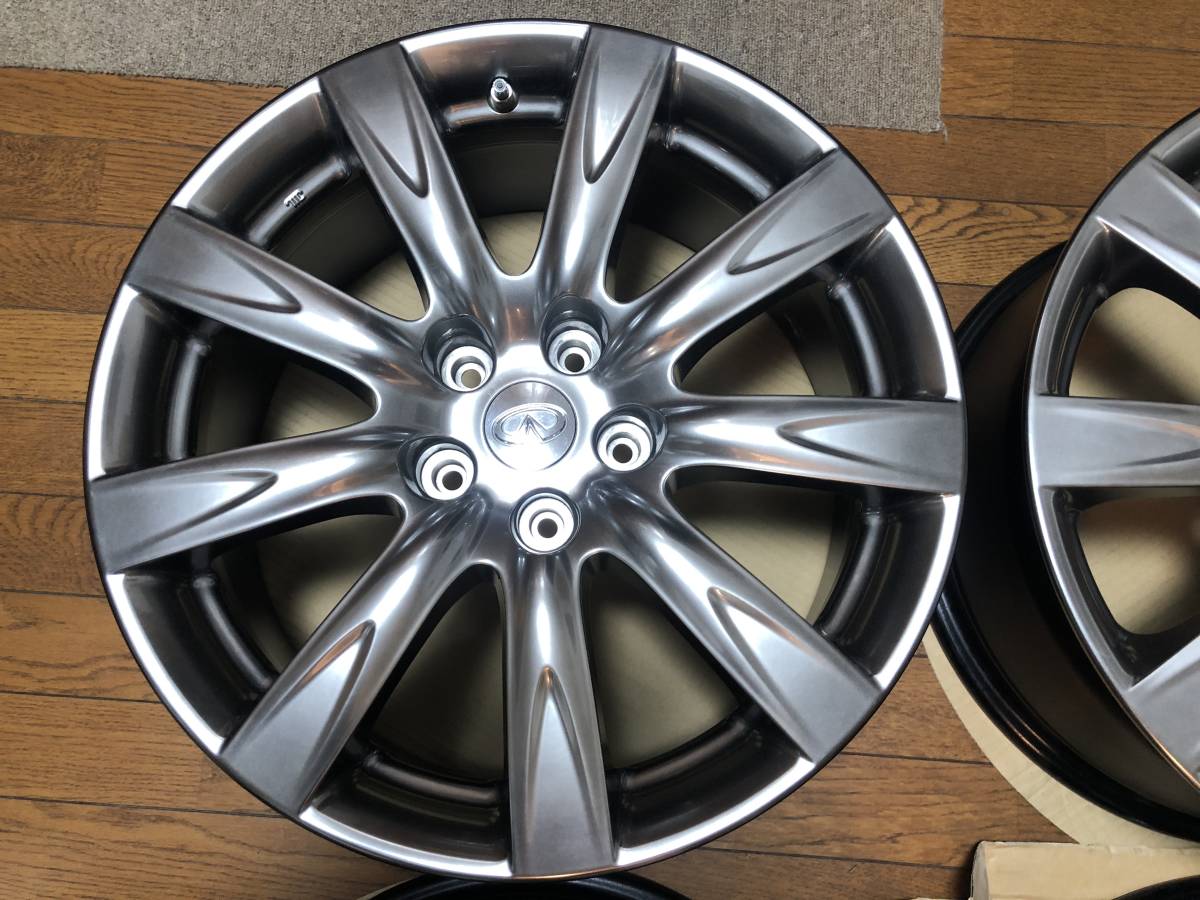 超美品!! RAYS製! 日産 フーガ Y51 後期 オプションホイール 18
