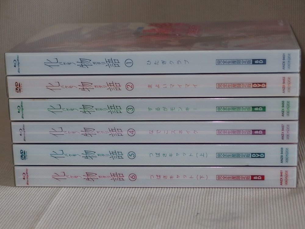 化物語　１～６　Blu-ray DVD　_画像2