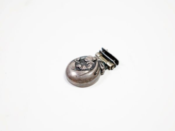 [5174] Meiji period . thing silver made Tang . metal fittings ( the first goods * purchase goods )