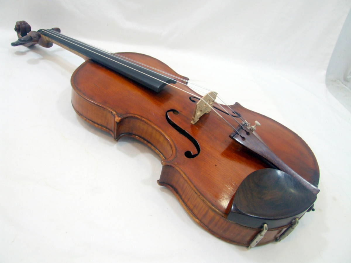 メンテ済 バイオリン モダン ジャーマン ノーラベル ca.1850 4/4 アンティークバイオリン