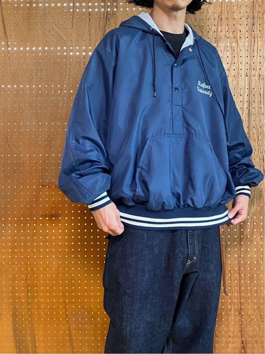 2022高い素材 ナイロン pacific collegiate 古着 アノラック ビッグ