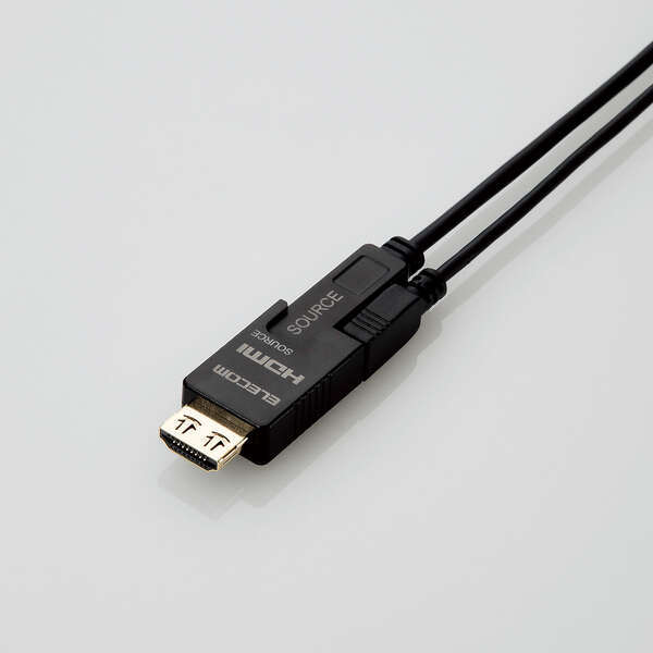 新品 15.0m 長尺HDMIケーブル(アクティブオプティカル) 脱着可能な変換
