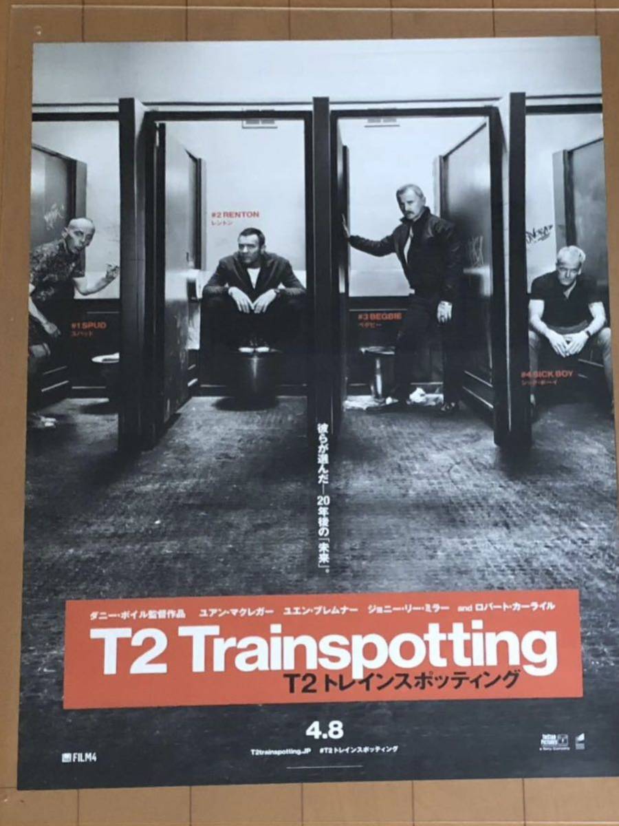 w619 映画ポスター T2 TRAINSPOTTING トレインスポッティング ダニー・ボイル Danny Boyle ユアン・マクレガー Ewan McGregor_画像1