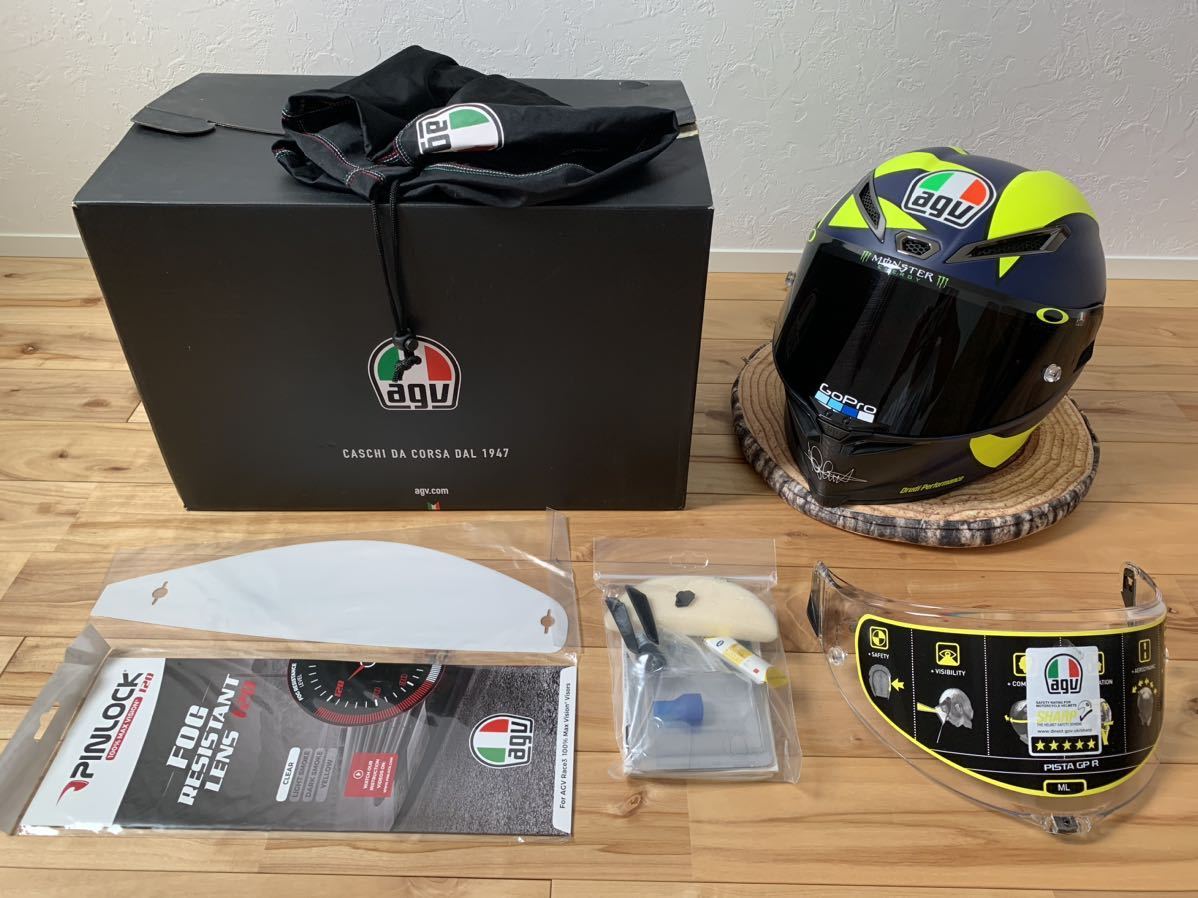 AGV Pista GP R / SOLELUNA 2018 MLサイズ VR ヴァレンティーノ ロッシ