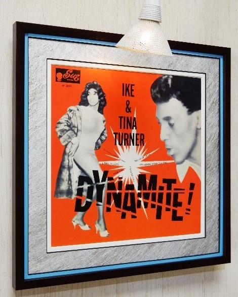 アイク & ティナ・ターナー/Dynamite!/名盤 レコジャケ ポスター額付/Ike ＆ Tina TurnFramed Tina Turner Album/ダイナマイト/ソウル