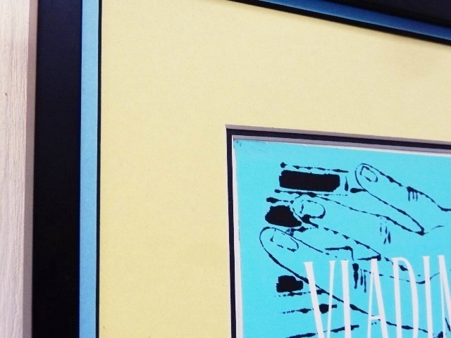 ウクライナ ピアニスト/アンディ・ウォーホル アート/LPジャケ ポスター額装/ウラディミール・ホロヴィッツ/Andy Warhol/Horowitz/Ukraine_画像4