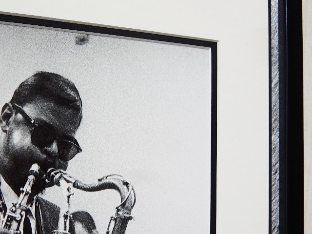 ローランド・カーク/初レコーディング・アートピクチャー/1960/額装品/ジャズ/Framed Roland Kirk/クール/お店のディスプレイ/壁飾り_画像2