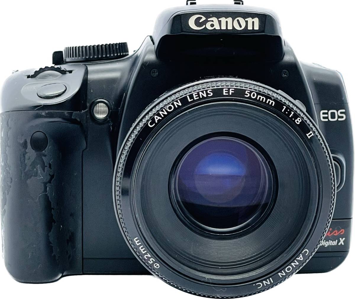 ★良品★キヤノン Canon EOS KISS DIGITAL X ボディ+EF 50mm F1.8 II L770#816