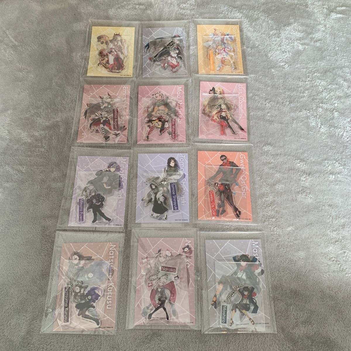にじさんじ Anniversary Festival キーホルダー&ブロマイド Jセット