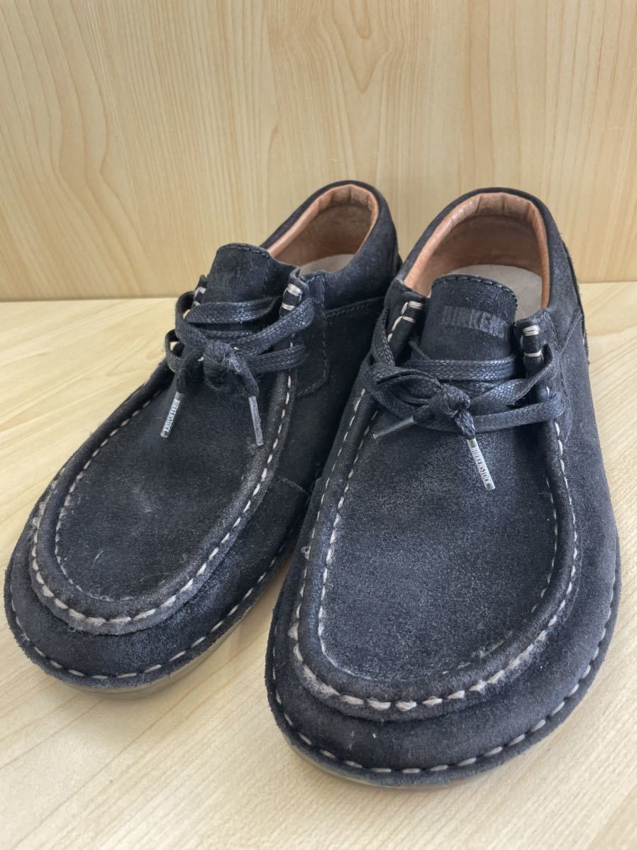 ビルケンシュトック パサデナ BIRKENSTOCK スエード 黒 26.5cm
