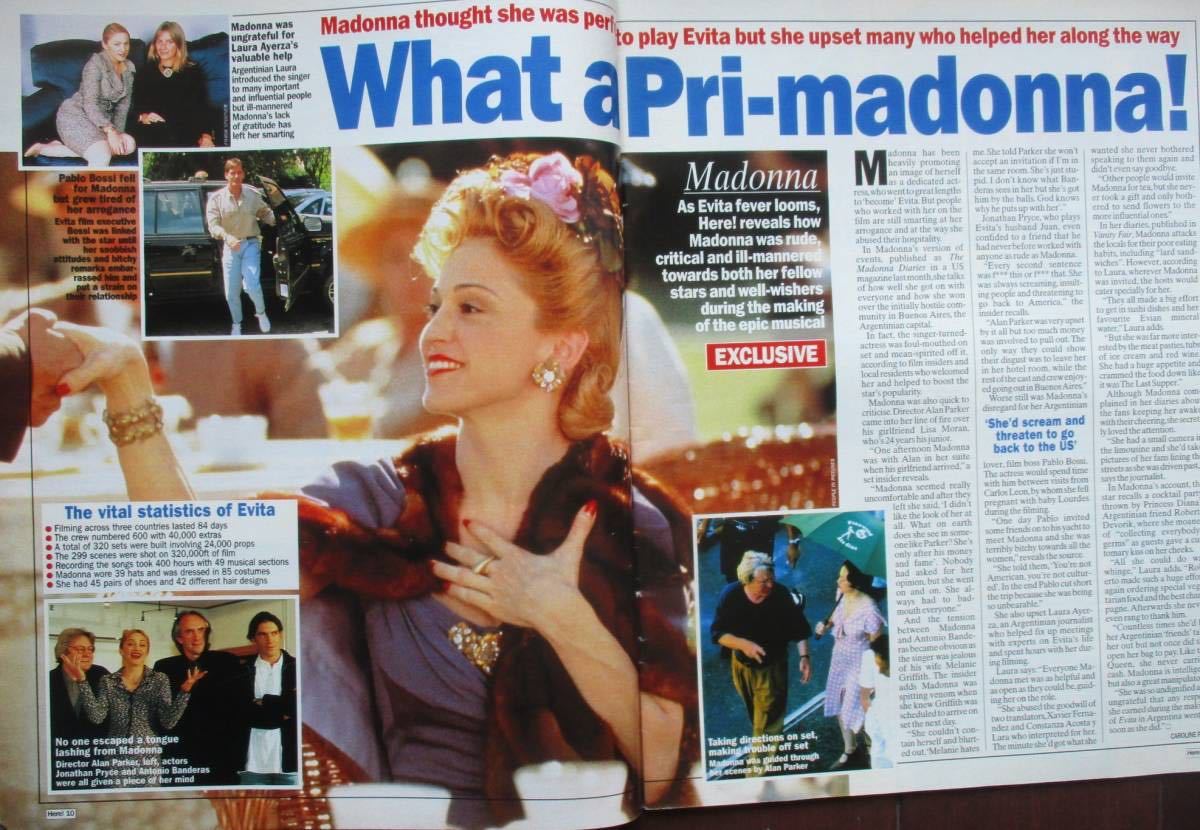 Here! 1996年 マドンナ MADONNA ダイアナ妃 パメラ・アンダーソン デミ・ムーア レネ・ルッソの画像2