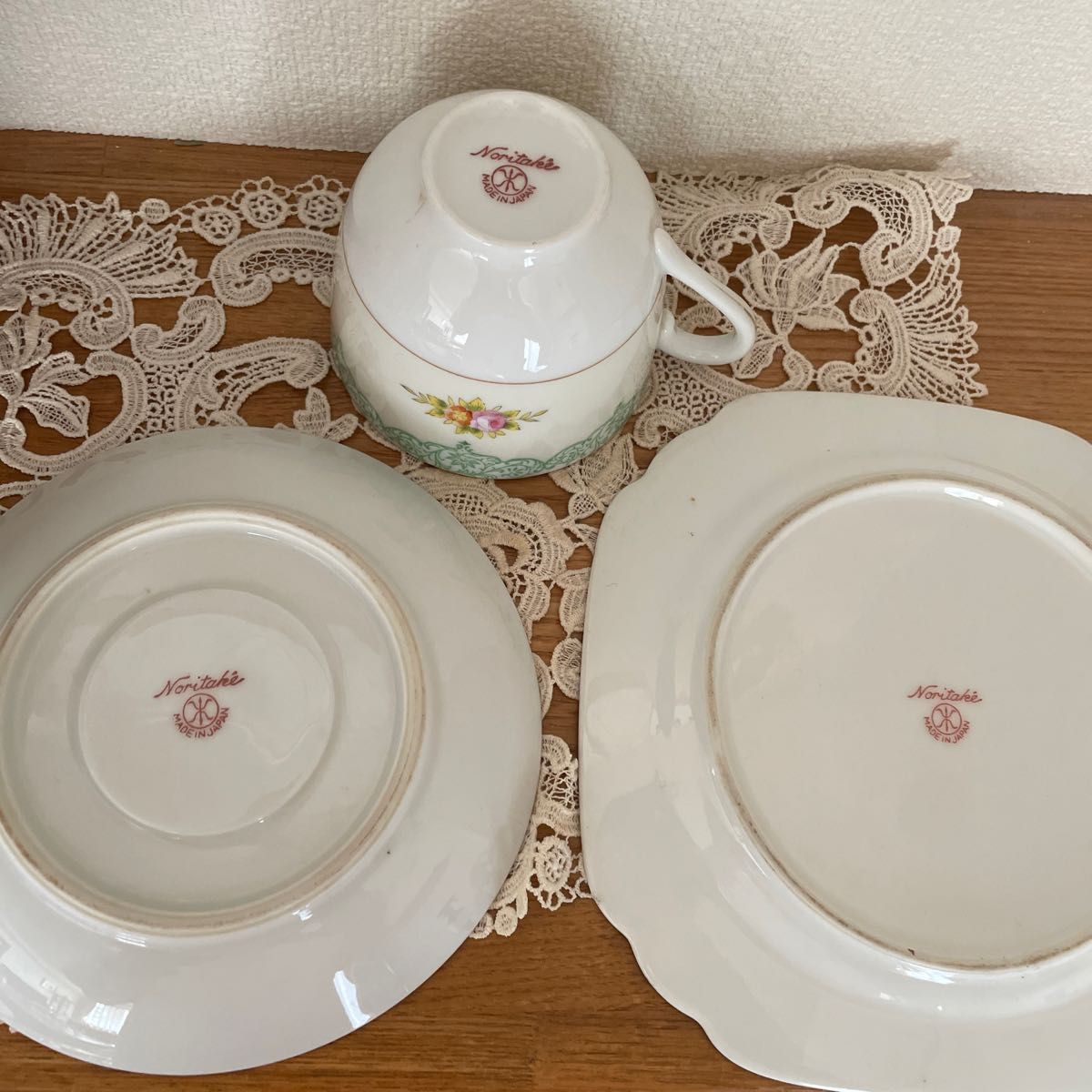 Noritake MADE IN JAPAN  アンティーク マルキ印　美品 カップ&ソーサー コーヒーカップ