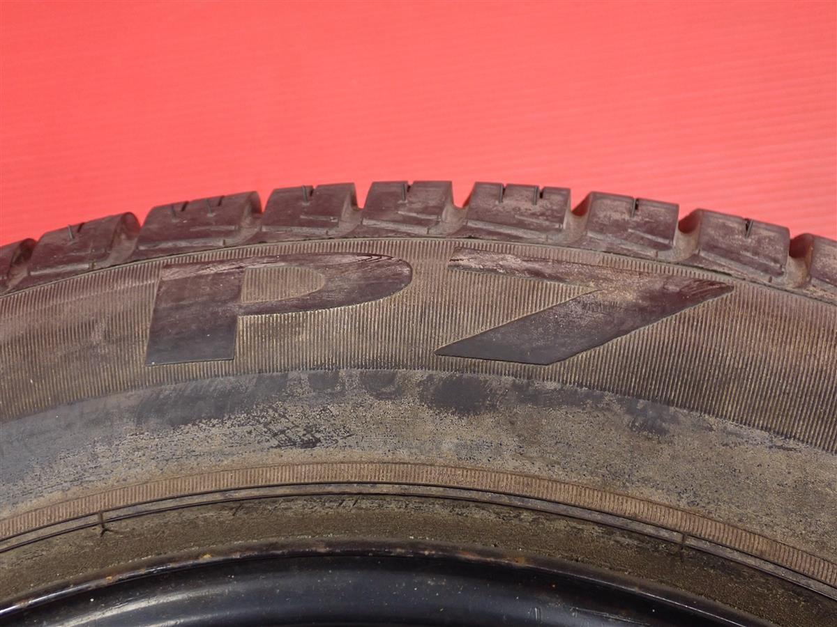 【 激安 中古 単品1本 】 プジョー 307 純正 スペア用 スチールホイール 鉄ホイール + ピレリ P7 205/55R16 91V 10分山 tw16_画像8