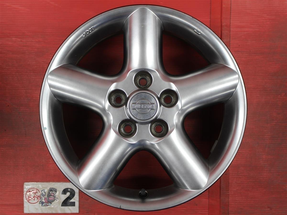 【 激安 中古 4本セット 】 日産 エクストレイル T30 純正 アルミホイール 16inch 6.5JJ インセット+40 PCD114.3 5穴 ハブ径Φ66 cc16_画像4