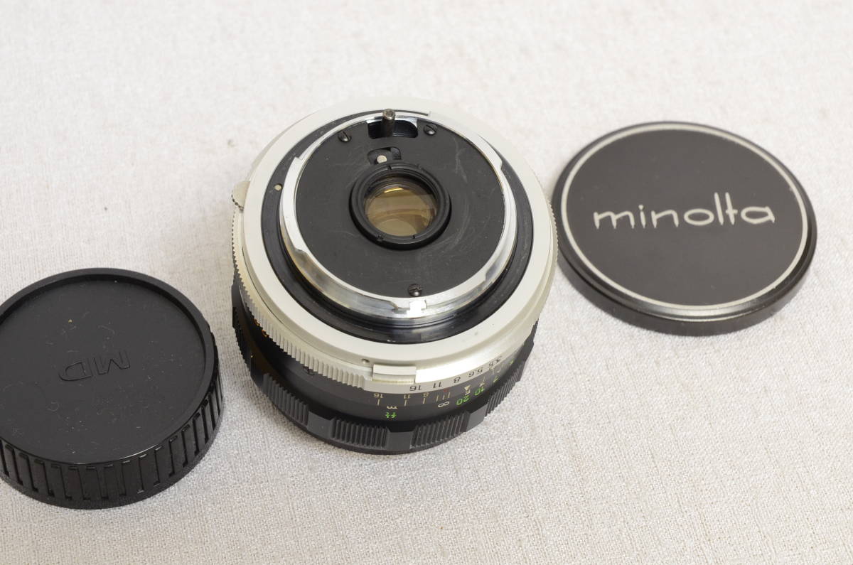 ミノルタ SR用 MC 28mm F3.5 整備済み美品_画像2