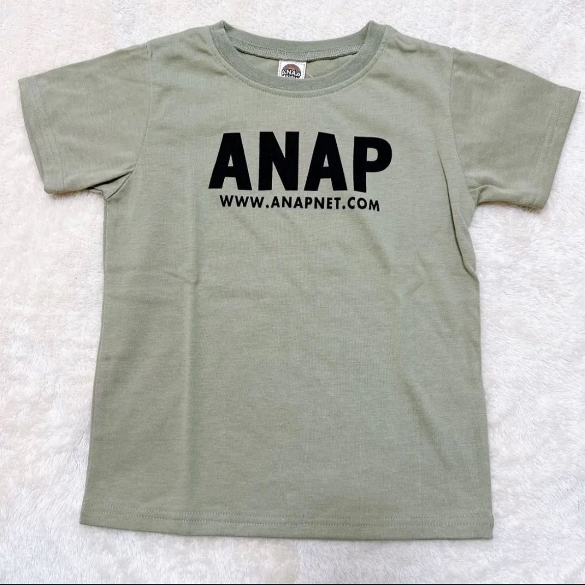ANAP Tシャツ　2点セット　キッズ　ユニセックス　女の子　男の子　ロゴ 半袖Tシャツ