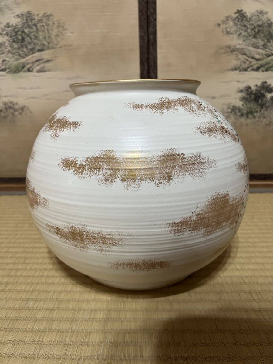 斎藤雲楽 花瓶 陶器 雲錦・飾り壷 | perkebunan.sariagri.id
