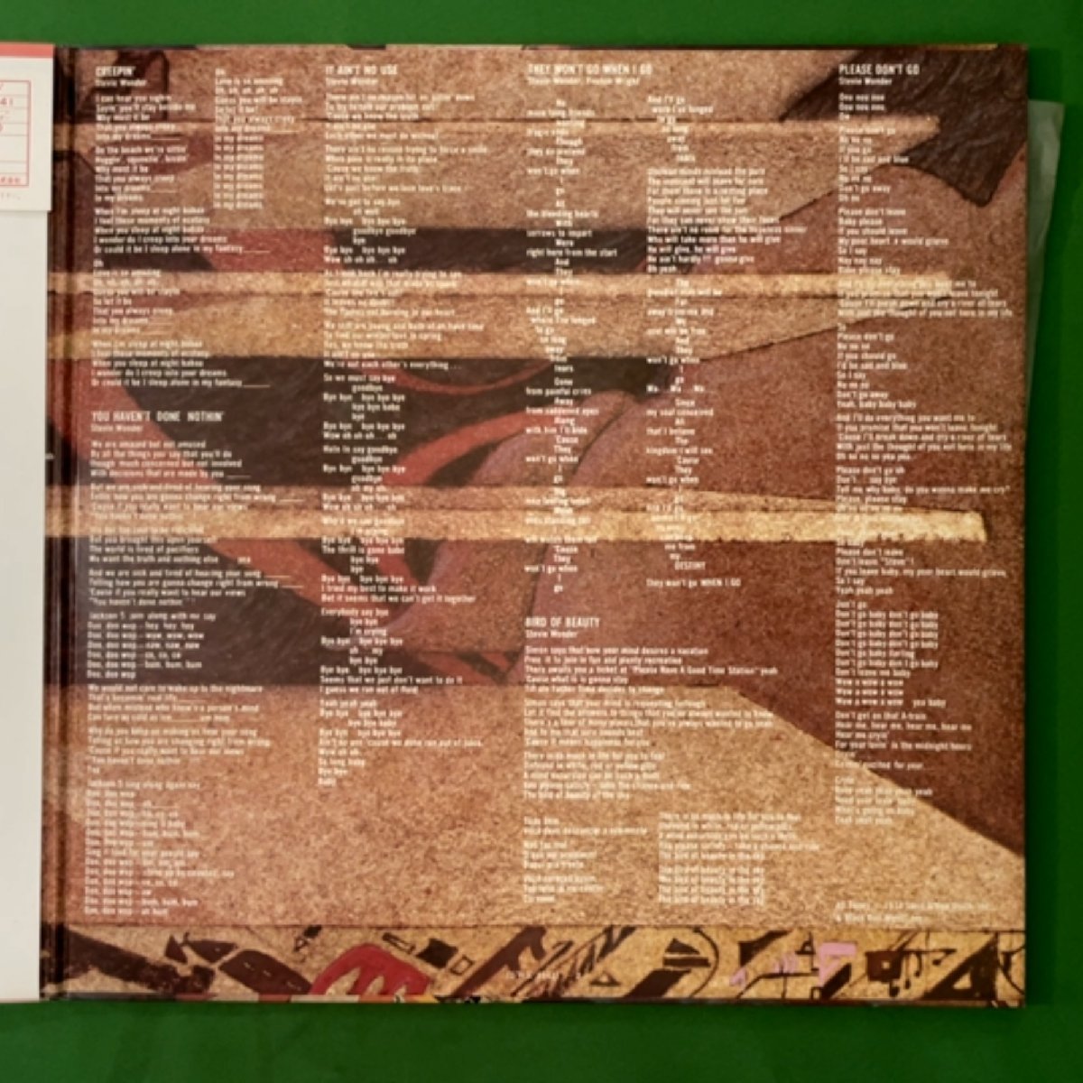 レコード LP スティービーワンダー ファースト・フィナーレ SWX-6141 STEVIE WONDER_画像3