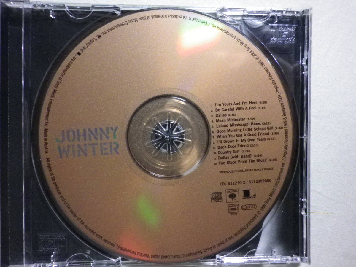 『Johnny Winter アルバム5枚セット』(帯付有,Johnny Winter,Live!,Saints ＆ Sinners,Captured Live,Nothin' But The Blues)_画像4