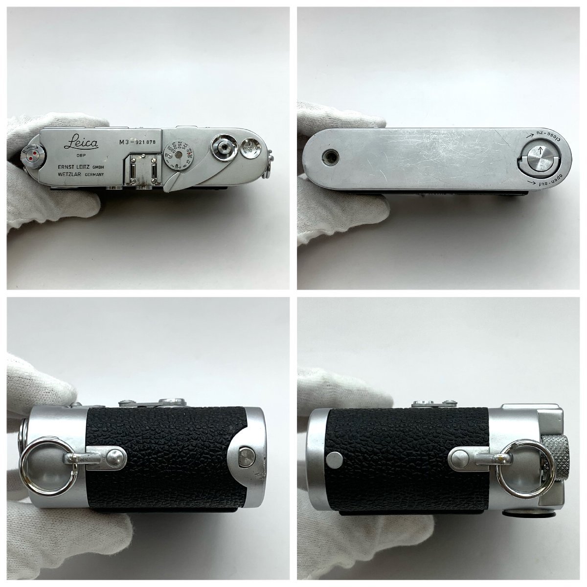 1円~/LEICA/ライカ/M3/ボディ/付属品付/レンジファインダー/フィルム