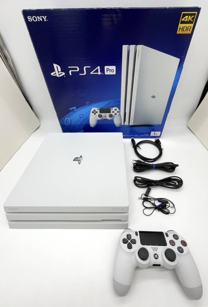 PlayStation 4 Pro グレイシャーホワイト 1TB (CUH-7200BB02)【美品】