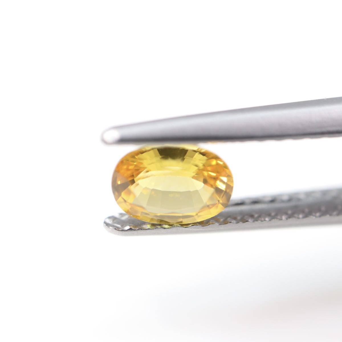 ゴールデンサファイア S 宝石ルース 鑑別書付き 0.517ct