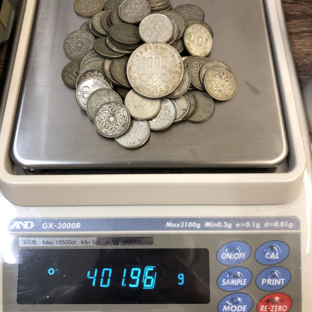 東京オリンピック 1000円銀貨×1枚 稲穂・鳳凰・東京オリンピック 100円