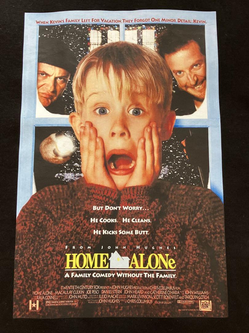 【新品】 ホームアローン Tシャツ　Home Alone　マコーレー・カルキン　映画　90's ムービー　ハリウッド ブラック　XL 黒_画像4