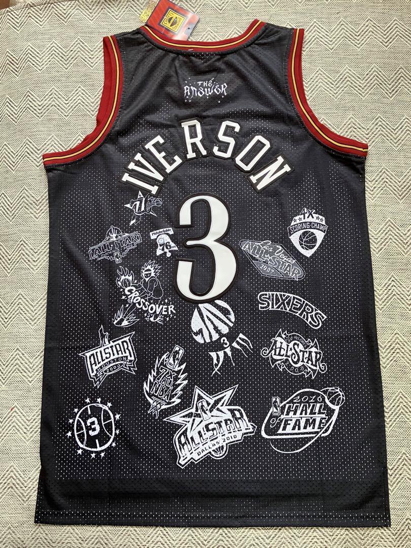 未使用品】NBA SIXERS IVERSON #3 アレン・アイバーソン76ers 未使用品】NBA SIXERS IVERSON #3 アレン・アイバーソン76ers
