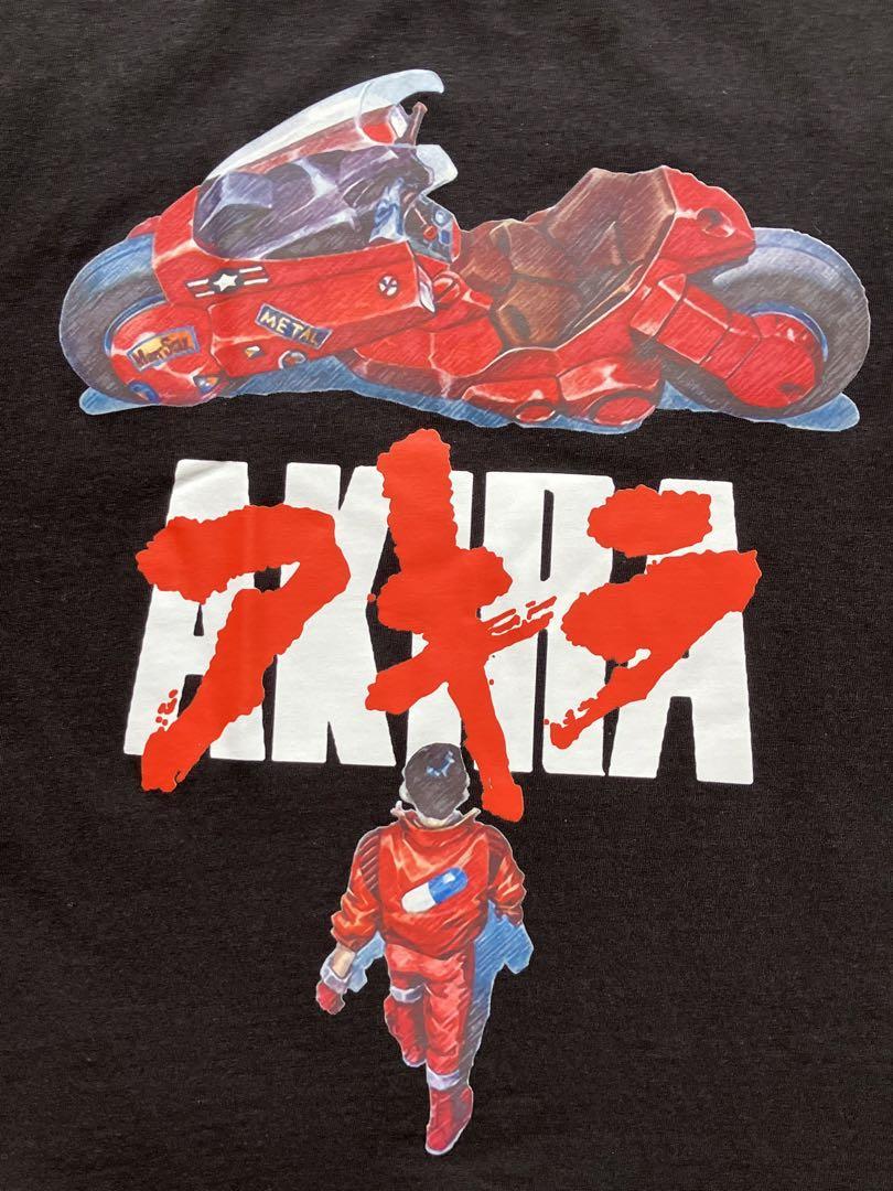 【未使用品】 アキラ AKIRA 金田 カネダ Tシャツ ブラック L アニメ 美品 バイク