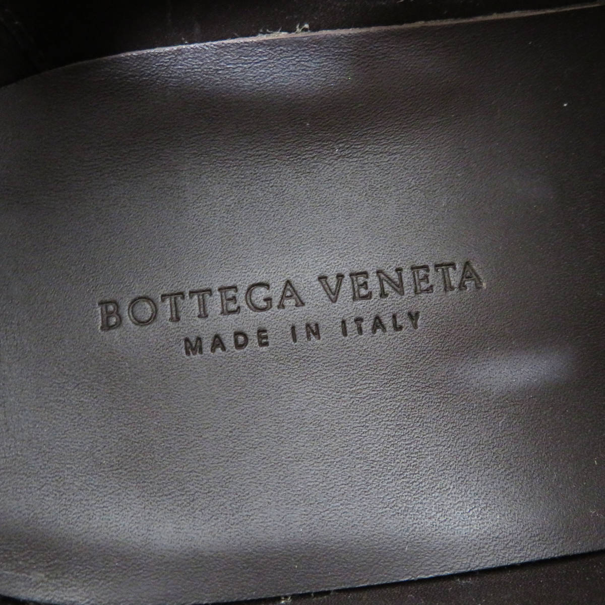 【即決】BOTTEGA VENTA ボッテガ ヴェネタ イントレチャート ビジネスシューズ/革靴 ブラウン系 サイズ42 1/2 イタリア製 [Y0229]_画像9