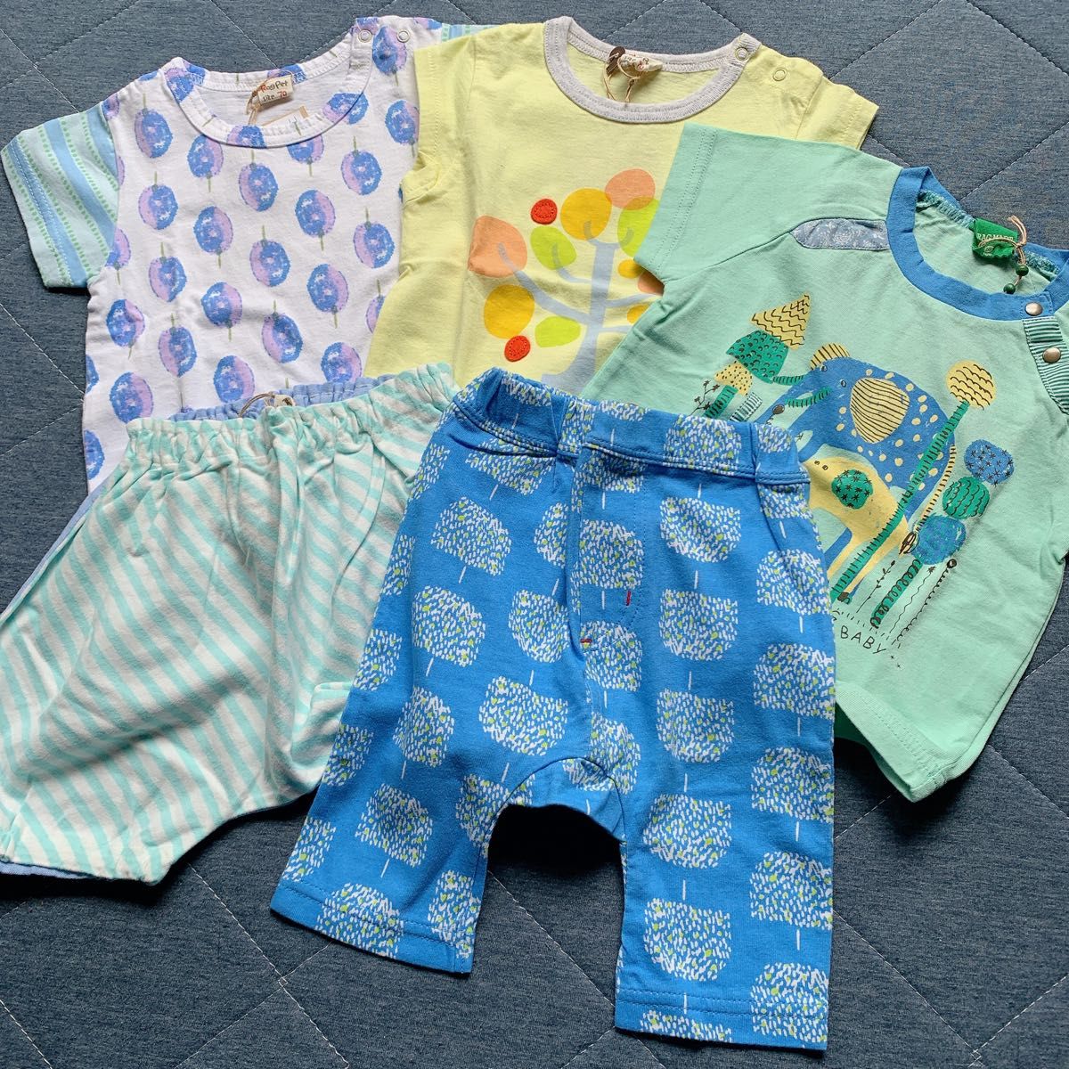 ラグマート ラグペット まとめ売り 70 トップス ズボン 半袖 カラフル