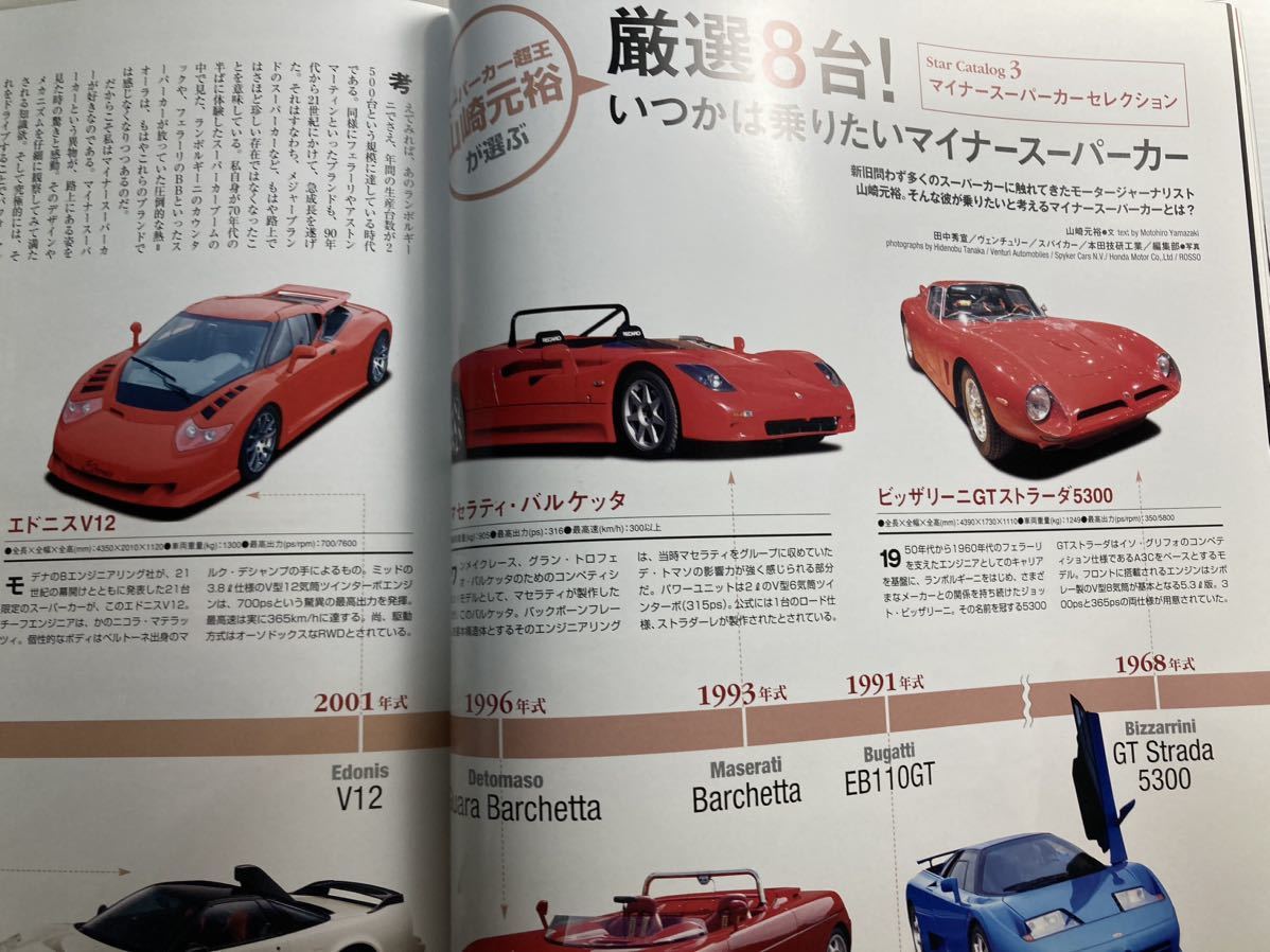 ROSSO ロッソ 2009年1月 ランボルギーニ イオタ 4860 SVJ SVR /チゼタ ケーニッグゼグ CCX パガーニ ゾンダF/フェラーリ カリフォルニア_画像8