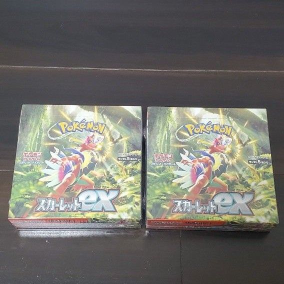 ポケモンカード スカーレットex 2BOX 新品未開封 シュリンク付き 