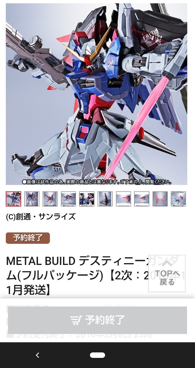 METAL BUILD メタルビルド デスティニーガンダム（フルパッケージ）-