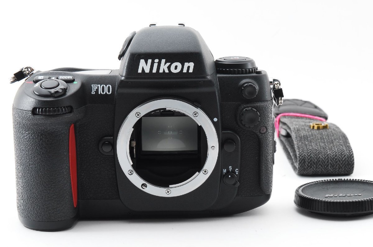 Nikon F100 SLR 35mmフィルムカメラ ボディ [美品] ストラップ付き