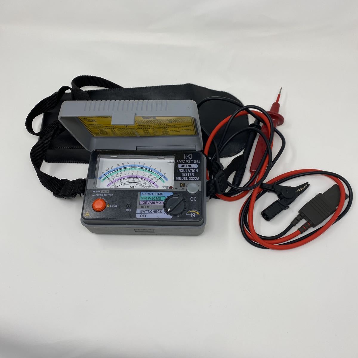 オンラインストア人気 U KYORITSU MODEL 3322A 3RANGE INSULATION