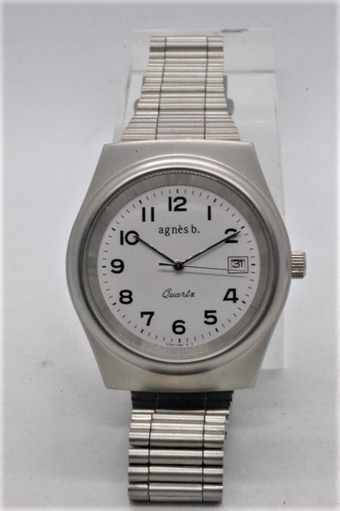 【SEIKO】agnis b. V732 QUARTZ MADE IN JAPAN STAINLESS STEEL 中古美品時計 電池交換済み 23.6.16_画像9