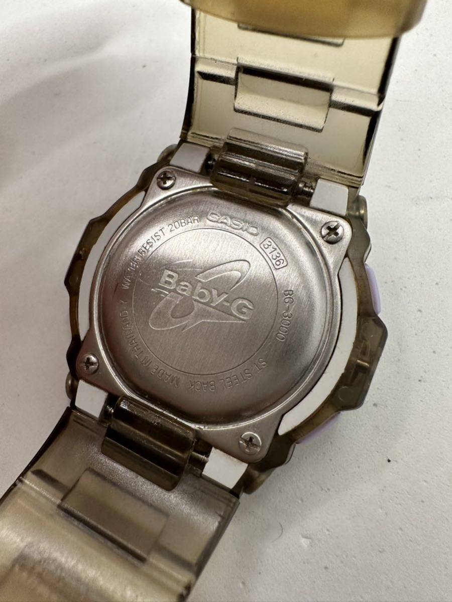 CASIO 】Baby-G 腕時計 中古品 3本セット ジャンク 部品取り 不動 わけあり ① カシオ Baby-G ジャンク 部品取り