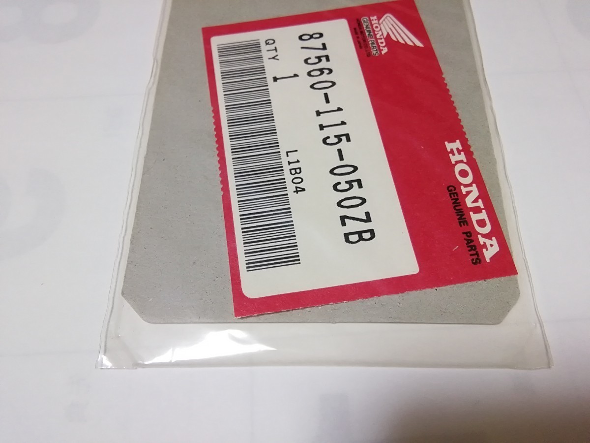 ホンダ モンキーZ50J 4L 4リッター 純正部品　ドライブコーションマークNH-0 (タンクシール) 未開封品_画像3