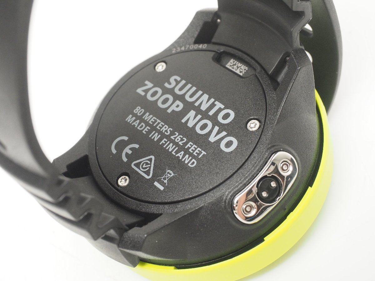 未使用 1円~同梱 SUUNTO スント ZOOP NOVO ズープノボ ライム ダイブ