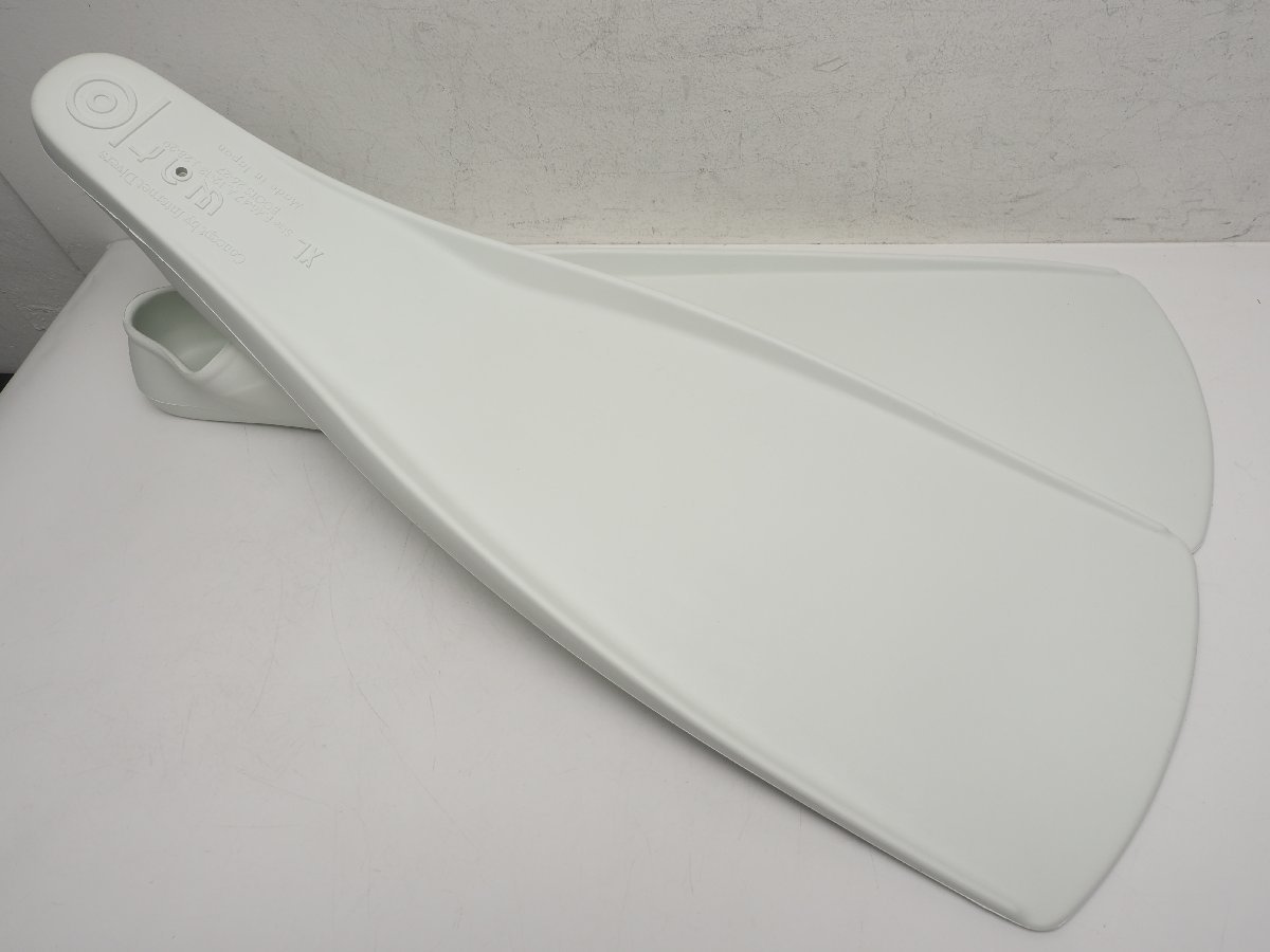  new goods GULLgaruWARP FINwa-p fins full foot fins white size :XL(28-29cm) scuba diving supplies [54053]