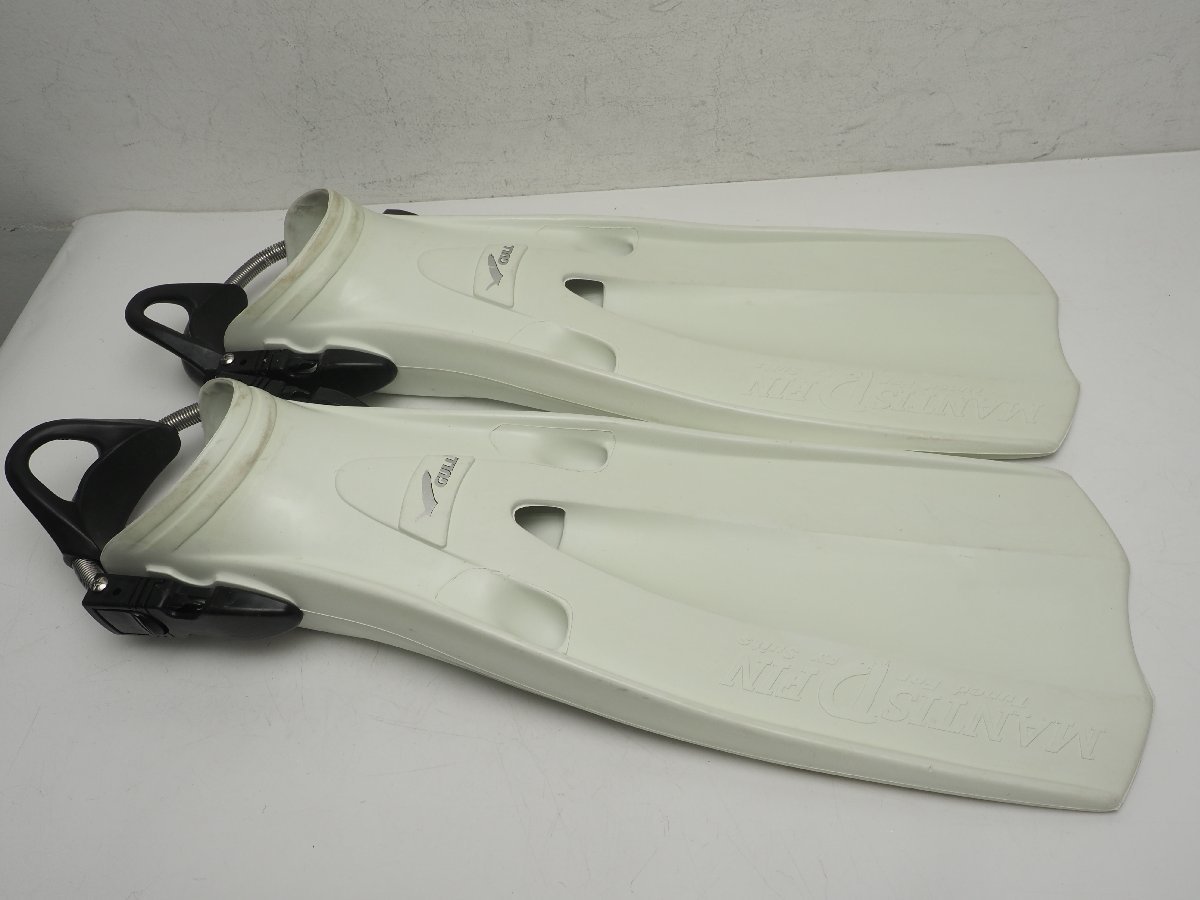 USED GULL ガル MANTIS DRY FIN マンティスドライフィン サイズ:S(22-25cm) スプリングストラップ付 ランク:AA 1ダイブのみ [3F-54185]の画像2