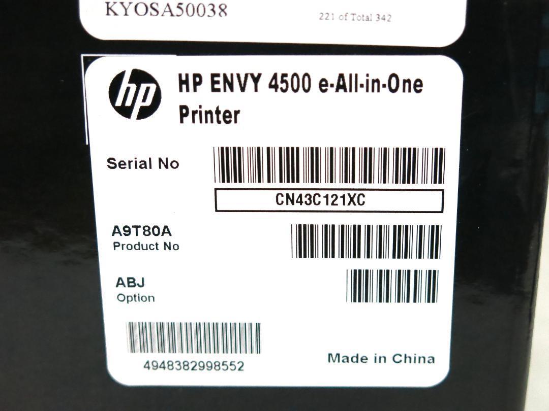未使用 HP ENVY 4500 eオールインワンプリンター/複合機
