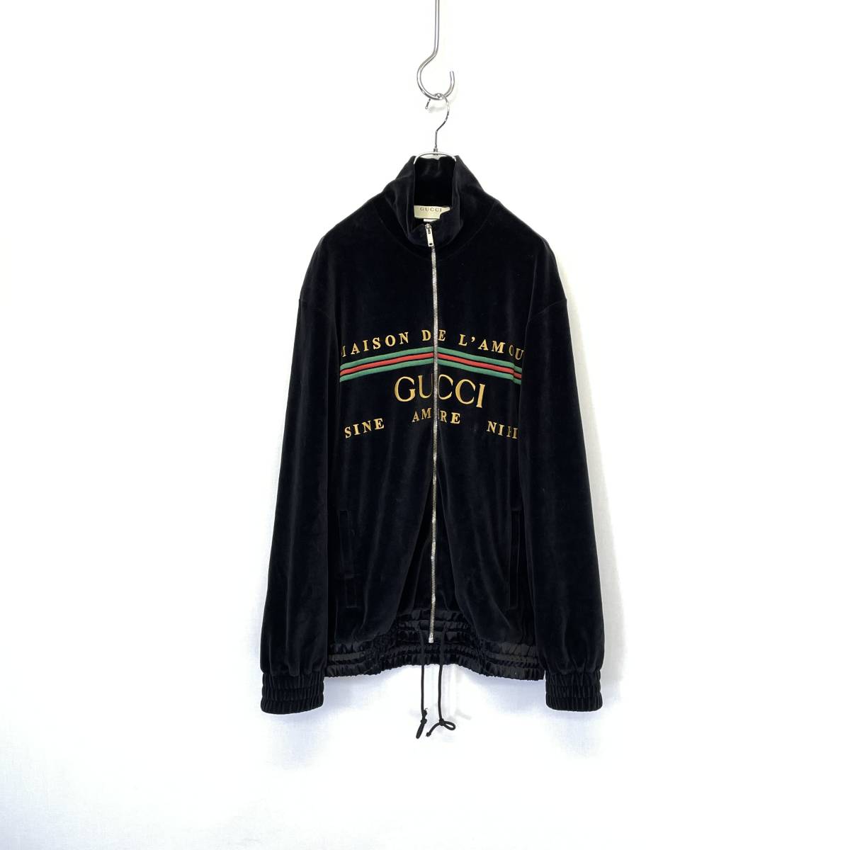 2020SS GUCCI グッチ シェニール ベロア オーバー トラック ジャケット