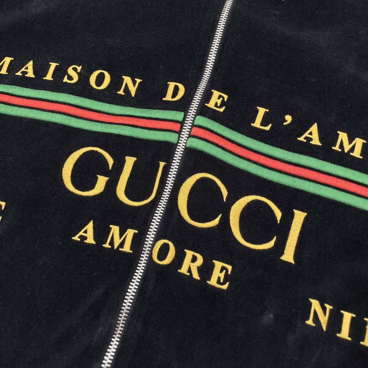2020SS GUCCI グッチ シェニール ベロア オーバー トラック ジャケット